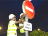 Confection des panneaux de signalisation